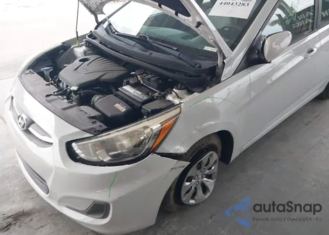 2017 Hyundai Accent Se z USA, uszkodzony, nr VIN KMHCT4AE6HU375686